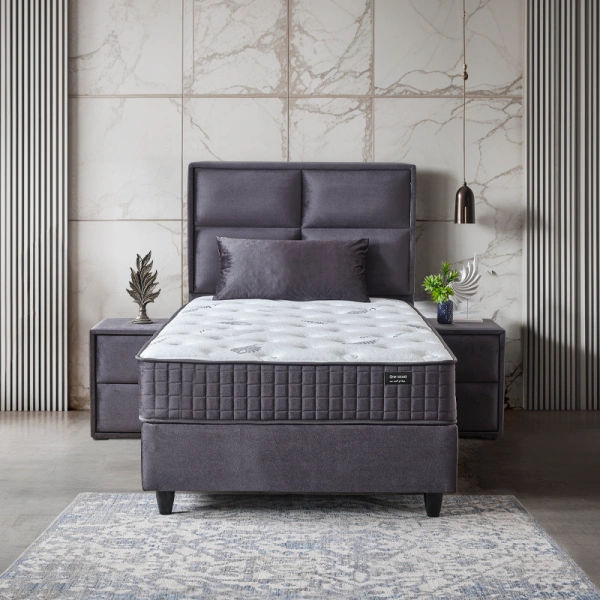 Тапицирано легло с матрак CARIA 90 x 200 - Изглед 2