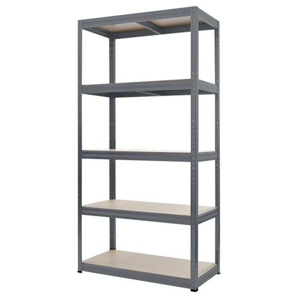 Метален стелаж STAR 180x90x45 см, до 350 кг на рафт - сив