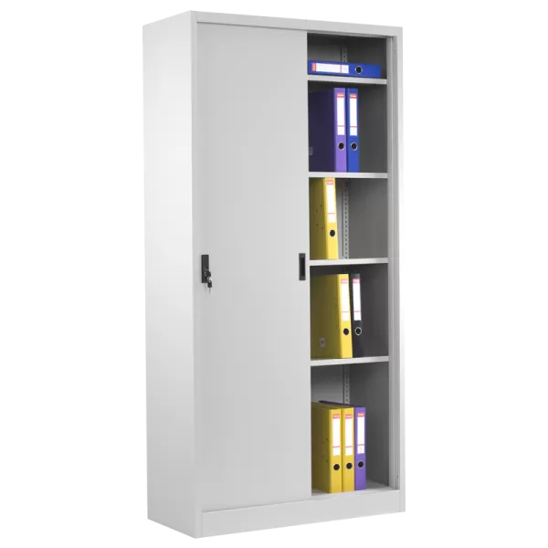 Метален шкаф Carmen CR-1266 L - сив 
