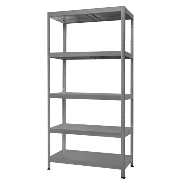 Метален стелаж HARD 180x100x40 см, до 130 кг на рафт -сив