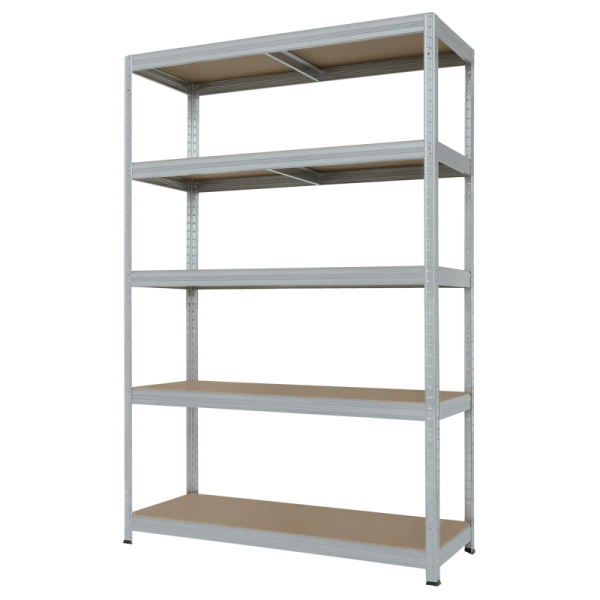 Метален стелаж STAR PL 213x120x60 см, до 250 кг на рафт - цинк 