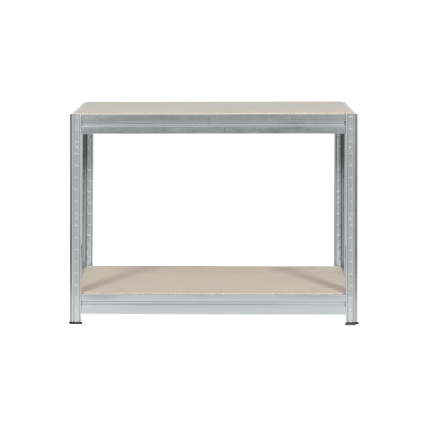 Метален стелаж MEGA 87x160x60 см, до 600 кг на рафт - цинк