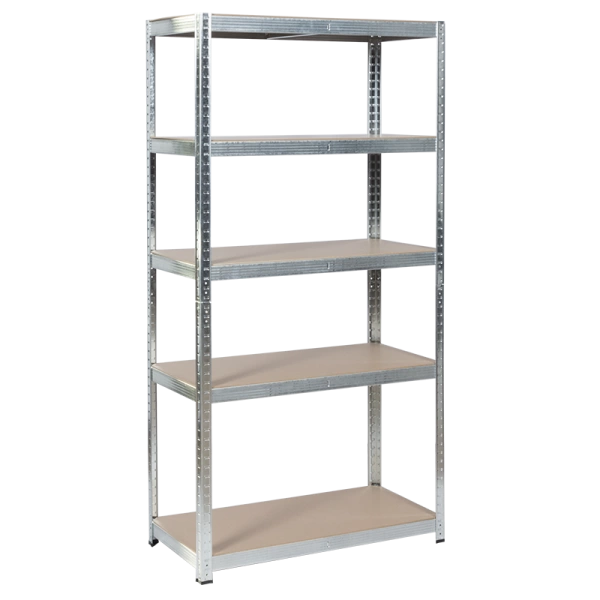 Метален стелаж CR-1020 - 180х90х45, до 275 кг на рафт - цинк