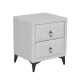 Нощно шкафче за спалня KOLAJEN LINEN - сив 02