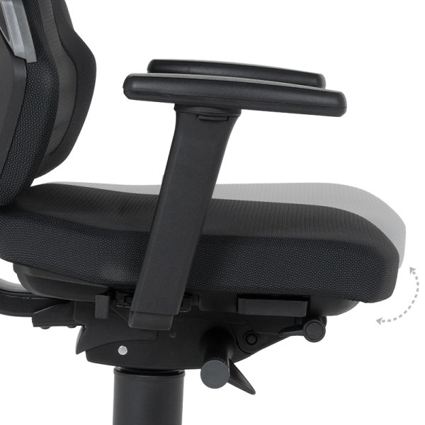 Индустриален ергономичен стол BIMOS NEXXIT 3 - 9031 - черен