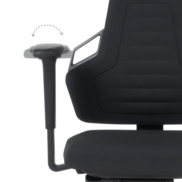 Индустриален ергономичен стол BIMOS NEXXIT 3 - 9031 - черен