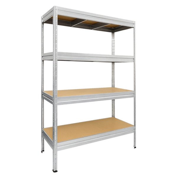 Метален стелаж Carmen CR-1024 - 180x120x60 см, до 600 кг на рафт - цинк