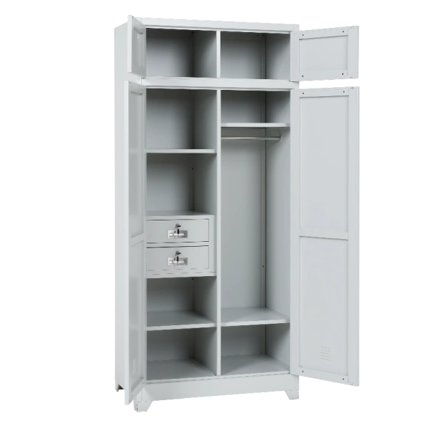 Метален шкаф Carmen CR-1229 GR - сив