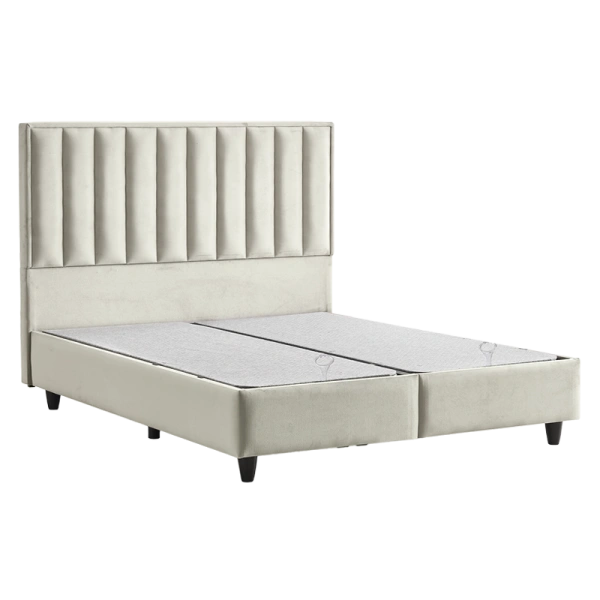 Тапицирана спалня с матрак PERRY LUX 180 x 200 - крем 01