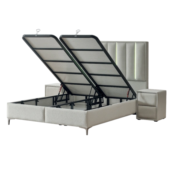 Тапицирана спалня с матрак MINI MOONLIGHT 160 х 200 - крем 01