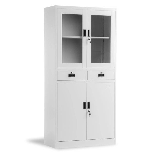Метален шкаф Carmen CR 1247 JZ - сив