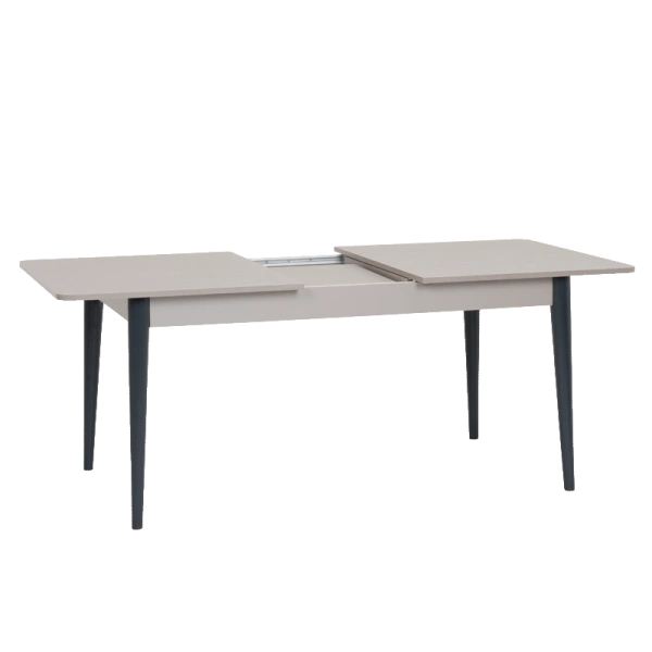 Разтегателна трапезна маса HUEVA - бежов-сив GG
