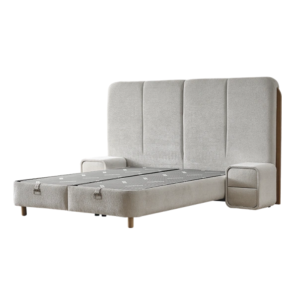 Тапицирана спалня с матрак MONACO 180 x 200 - мистичен пясък 28