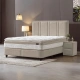 Тапицирана спалня с матрак PAROS XL 160 х 200 - бежов 04