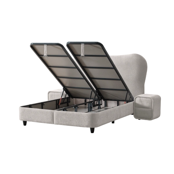 Тапицирана спалня с матрак MOON 160 х 200 - мистичен пясък 28