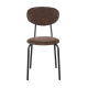 Трапезен стол DINE - тъмнокафяв M45